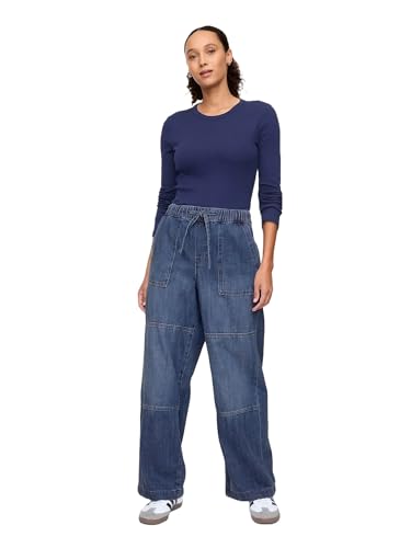 Image of Gap Women's Wide Leg Pull on Utility Pant