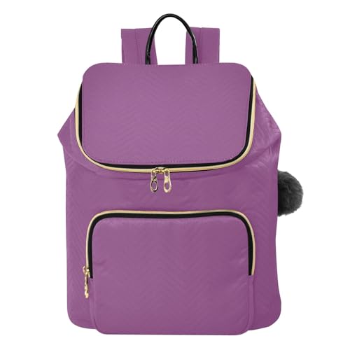 Sac à dos pour femme prune antivol idéal pour vos randonnées