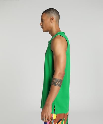 Puma Unisex's Printed Relaxed Fit T-Shirt (624408_Meadow