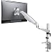 Produktbild ATUMTEK Monitor Halterung 1 Monitor - Höhenverstellbar Monitorhalterung Schreibtisch mit C-Klemme oder Tüllenmontage für 15-32 Zoll LCD LED Bildschirme [9 kg VESA 75/100 Silber]