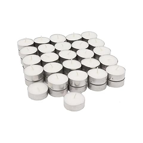 50 Velas de Té Blancas Sin Fragancia Cover