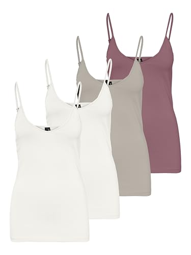 Singlet VERO MODA My Soft V haut haut de gamme aux finitions soignées pour femme
