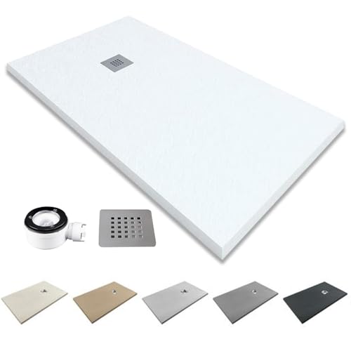 Plato de Ducha de Resina Extraplano Antideslizante |...