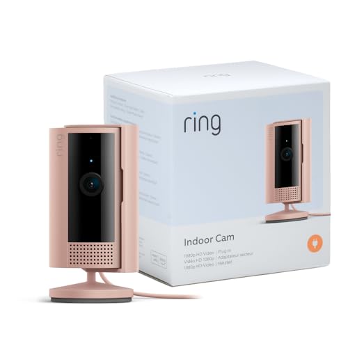 Ring Innenkamera (Indoor Camera 2. Gen.) | Überwachungskamera für den Innenbereich | 1080p-HD-Video, Privatsphäre-Sichtschutz, WLAN, ideal für Haustiere | Mini Sicherheitskamera zur Selbstinstallation