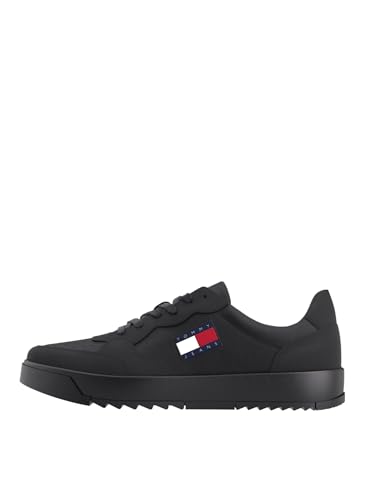 TOMMY JEANS Herren Tjm Retro Em0em01397 Cupsole Sneaker, Schwarz, 46 EU
