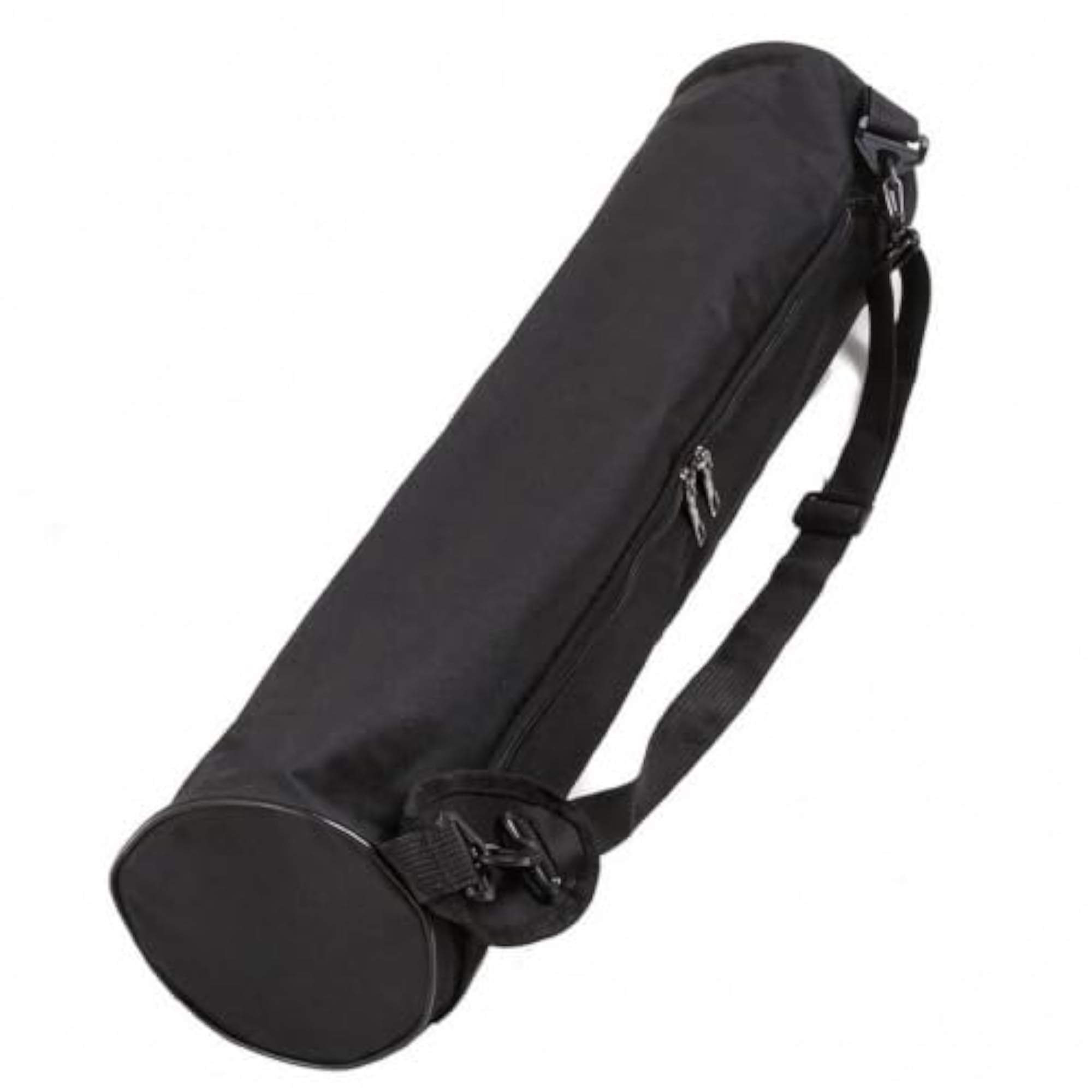 Canvas Exercise Mat Bag with Shoulder Strap, Black