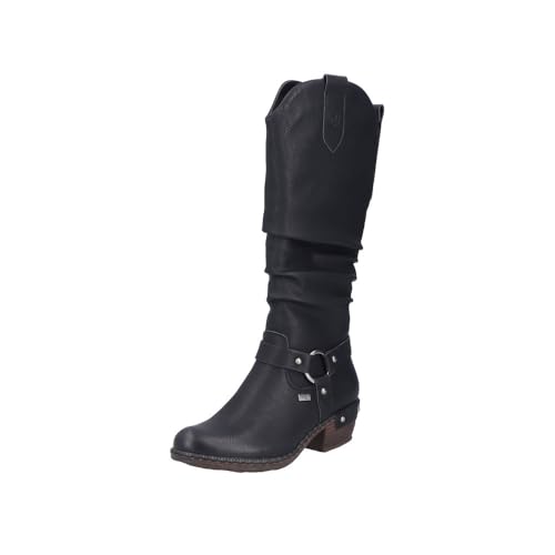 Rieker 93670 Bottes montantes Femme avec doublure douce et tige souple