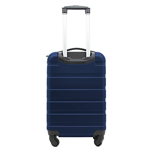 Image of Travelers Club Harper Luggage, Blue, 22-Inch Carry-On