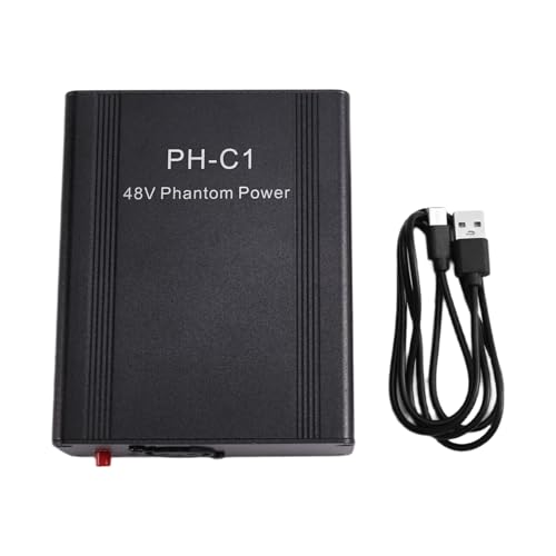 Préampli microphone 48V batterie phantom power micro studio musique