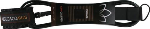 Stay Covered Deluxe Super Comp Leash, Black, 5-Feet 6-Inch