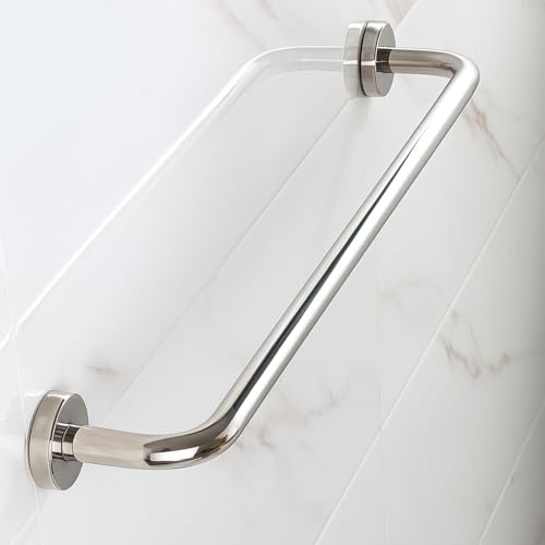 Tutunma Barı 19 Çap 50 cm Paslanmaz Metal Krom Duvar Tipi Banyo ve WC Destek Tutamağı