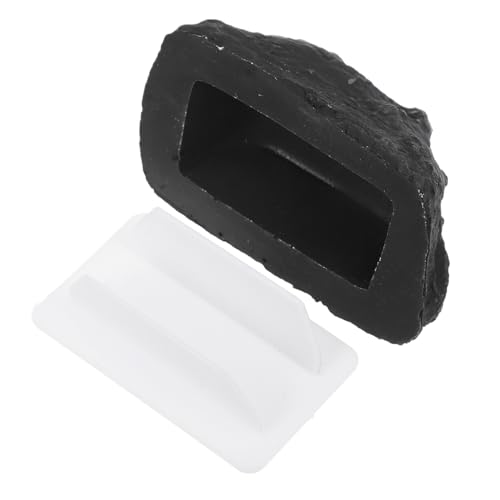 HAMPPLIES Cassetta Chiavi in Pietra Simulata Scatola Portachiavi Da Esterno Nascondi Chiavi Combinazione Per Giardino Cortile o Prato