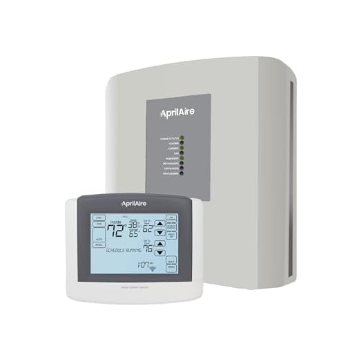 Aprilaire 8910W Touch Screen Wi-Fi IAQ Thermostat; Works with Alexa