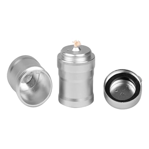 Lámpara de Aceite rústica – Lámpara de Mecha de Aceite, lámpara de Farol Vintage, lámpara de Aceite con Mecha, aleación de Metal y Aluminio, iluminación para el hogar, Camping Weiting