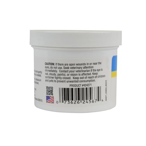 Miracle Care Tear Stain Pads, 90 Single Use Pre-Soaked Pads to Gently Clean and Soothe Dog and Cat Eyes, Non Stinging Formula to Improve Tear Stains and Remove Eye Debris