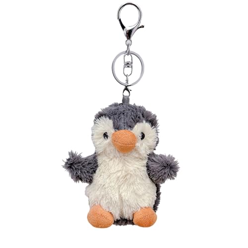 Zitokin Cute Penguin Plush Keychain for Backpack 4.5 Inch Penguin Bag Charms Key Chain Accessories for Women Cat Gift