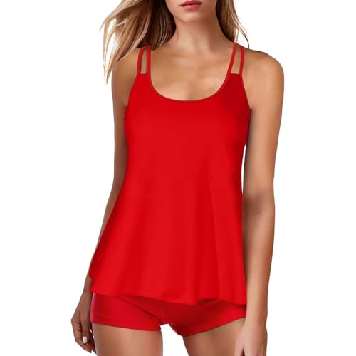 Maillot de Bain Deux Pièces Menstruel et Amincissant à Taille Haute