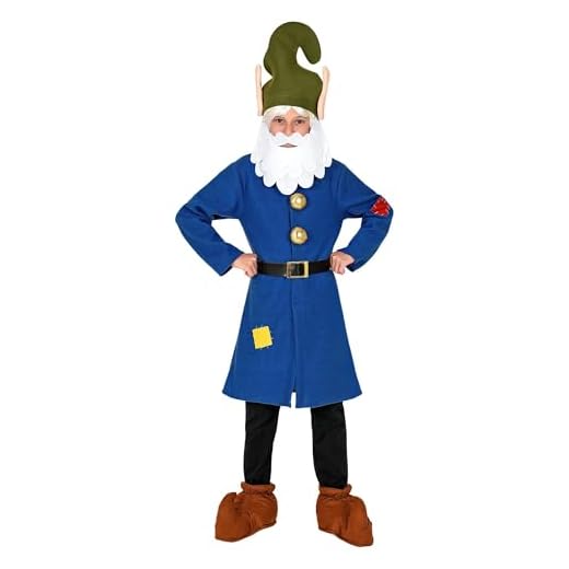 WIDMANN MILANO PARTY FASHION - Disfraces infantiles enano, gnomo, gnomo, cuento de hadas, disfraces