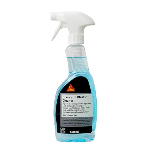 SIKA - Sgrassatore spray per vetro e plastica - Sika Cleaner G+P - Rimuove impronte e residui - Pulizia efficace e profonda per vetri auto e superfici in totale sicurezza - 500 ml