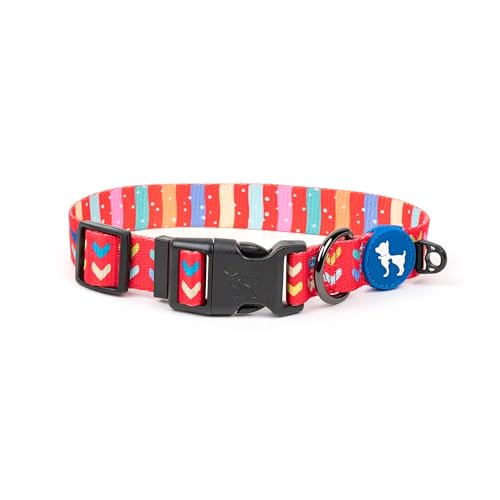 Image of HUFT Heart to Heart Dog Collar - Red - L