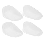 ChengyuWei 2 Pares de Talones de Gel de Silicona, Talones de Gel Resistentes, elevadores de talón para tendinitis de Aquiles, espolones óseos, Alivio del Dolor en el talón para Mujeres