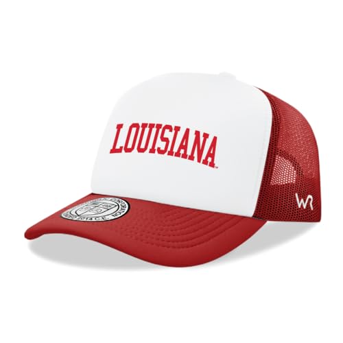 W REPUBLIC UL University of Louisiana at Lafayette Game Day Printed Hat - White