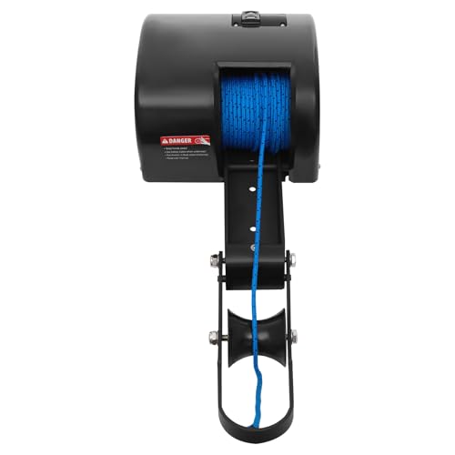 Cabrestante eléctrico ancla 45LBS con control remoto miniatura 1