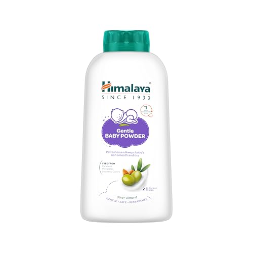 Gentle Baby Powder 400g | Keeps baby's skin smooth & dry with natural goodness | Olive Oil, Almond Oil & Yashad Bhasma | No.1 Baby Powder Brand | No.1