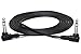 Hosa CSS-103RR Right Angled 1/4" TRS Balanced Interconnect Cable, 3 feet