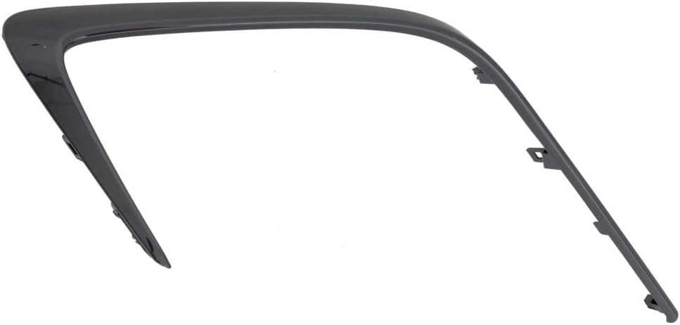 for Toyota Corolla 2019 2020 2021 2022 Grille Molding Passenger Side | Lower | for SE Hatchback Models | Made of Plastic | Painted Dark Gray | Replacement for TO1047118 | 191275814031, 5271112380