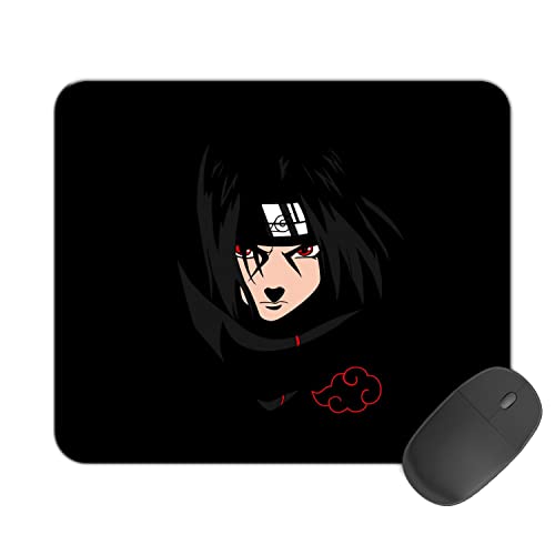Image of Kirmada Printed Design Mouse Pad Itachi 1 (200MM X 240 X 3MM) Enhance Gaming and Work Performance Comfortable and Precise Non-Slip Water Proof Naruto Mouse Pad.