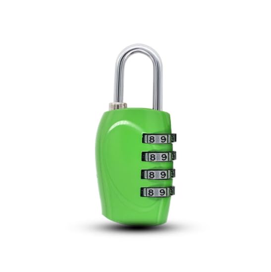 QUIRA 4 Digit Number Lock Small Bag Lock Travel Luggage Lock Resettable Password Locks Combination Locks Padlock (Assorted Colour)-image-41