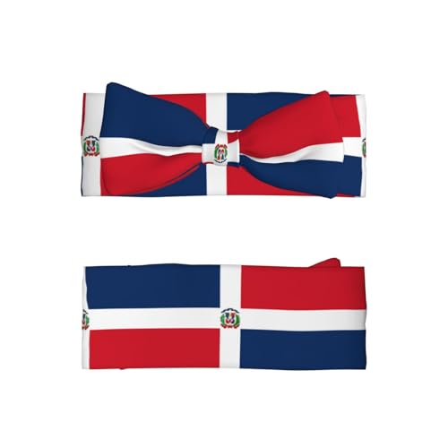 Dominican Republic Baby bow headband, printed, colorful and varied, soft and skin-friendly, good elasticity2
