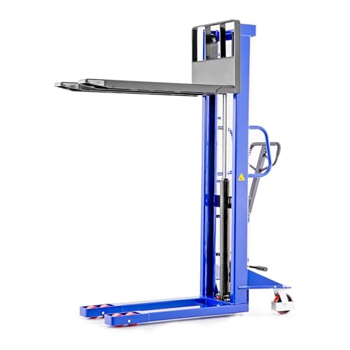 Carretilla elevadora Pallit LIFT-M | 1600 mm de altura de elevación | 1500 kg de capacidad de carga | Ruedas PU | Apilador manual | Apilador | Transpaleta