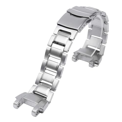 Bracelet Casio MTG-B1000 acier inoxydable mat noir maillons solides