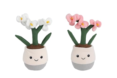 Doudou plante et pluche orchidée L idée cadeau déco originale - 2