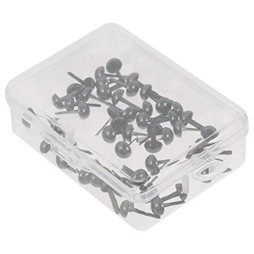 OSALADI 50Pcs Two Legged Brads for DIY Crafts Handmade Accessories Suitable for Shoulder Bags Suitcases and More Easy to Use for Creative Projects