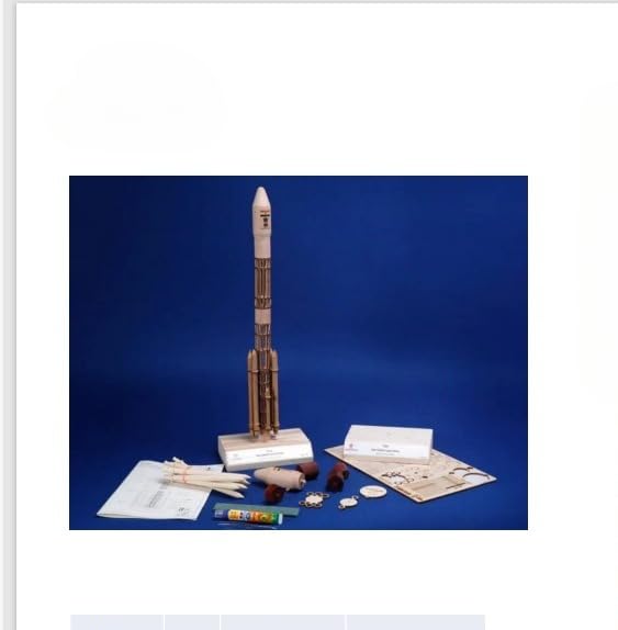 Craftizan Engineering Models | Rocket Scaled Model PSLV DIY Kit 1:100