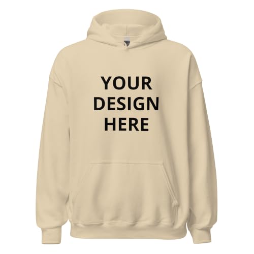 Image of Maydear Custom Hoodie Unisex Pullover Sweatshirt | Personalized with Photo, Logo or Text, For Men & Women