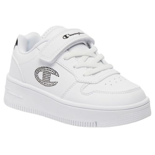 Basket Champion Fille Rd18 Platform Glitter 31 blanche chaussure résistante et lavable