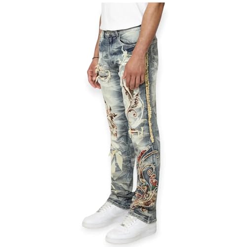 Smoke Rise Men Academy Jean (Blue Toast)2