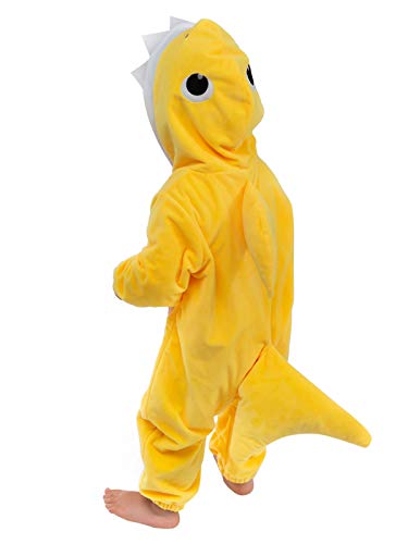 Hsctek Shark Baby Costume, Shark Baby Costume Toddler Girls Boys, Baby Halloween Costume For Infant Newborn Yellow, 18-24Months #TOP4