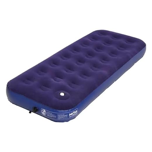 Colchão Inflável Solteiro Mor Multiuso com Fole - Azul