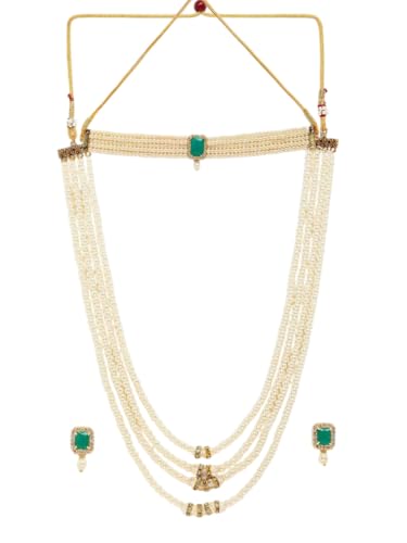 Juego de joyas chapadas en oro de alta calidad con tachuelas elegantes DMZ-1716
