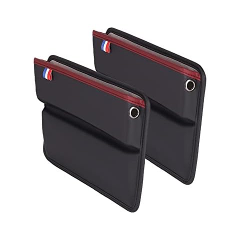 Beicarin Car Seat Gap Filler Organizer - 2 Pack Leather Car Seat Organizer with Storage Pocket, Auto Console Side Storage-Model 33 Cover