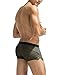 COOFANDY Mens Quick Dry Lightweight Square Leg Cut Trunks Swimwear, Medium, Army Green and Black Triangle