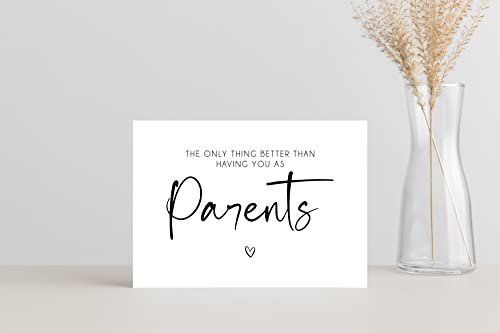 Image of Emily gift Pregnancy Reveal For Parents - Baby Announcements Gifts For Family - Were Having A Baby Cards - Promoted To Grandparents