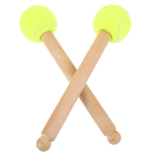 VANZACK Trommelstöcke Holz mit Filzkopf 2 Stück