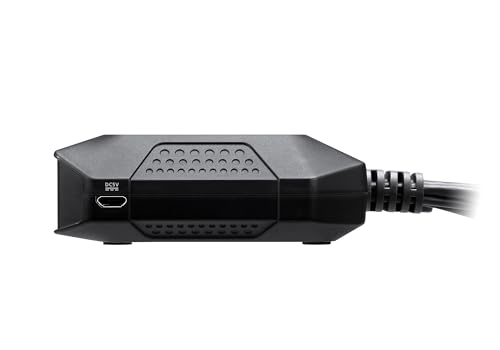 Image of ATEN CS52DP 2-Port KVM Switch USB C DisplayPort Switch 2 Computers 1 Monitor Switch DP Alt Mode Up to 4096 x 2160 60 Hz Remote Port Switcher Windows, Mac, Linux, Android, iOS