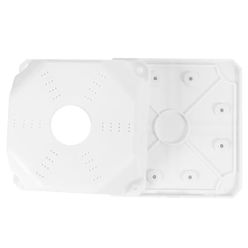 Caja de conexión de plástico blanco, protector de cable exterior para pared y techo